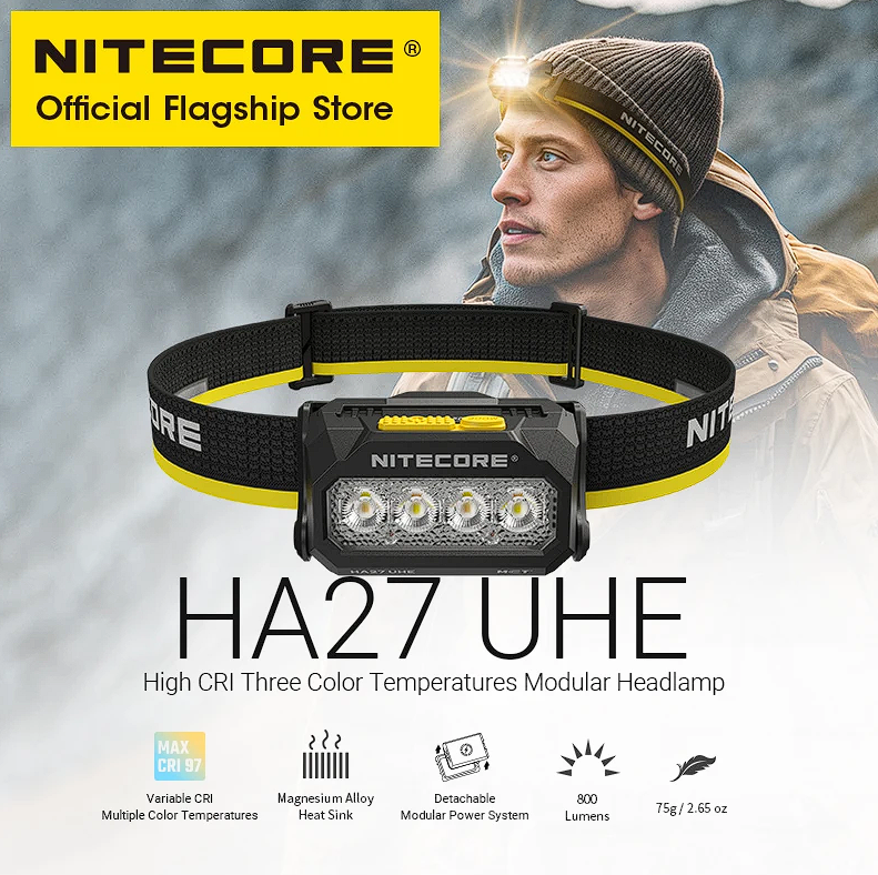 Налобный фонарь NITECORE HA27 UHE — изображение 2
