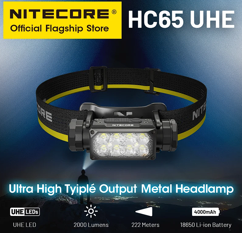 Налобный фонарь NITECORE HC65 UHE — изображение 2