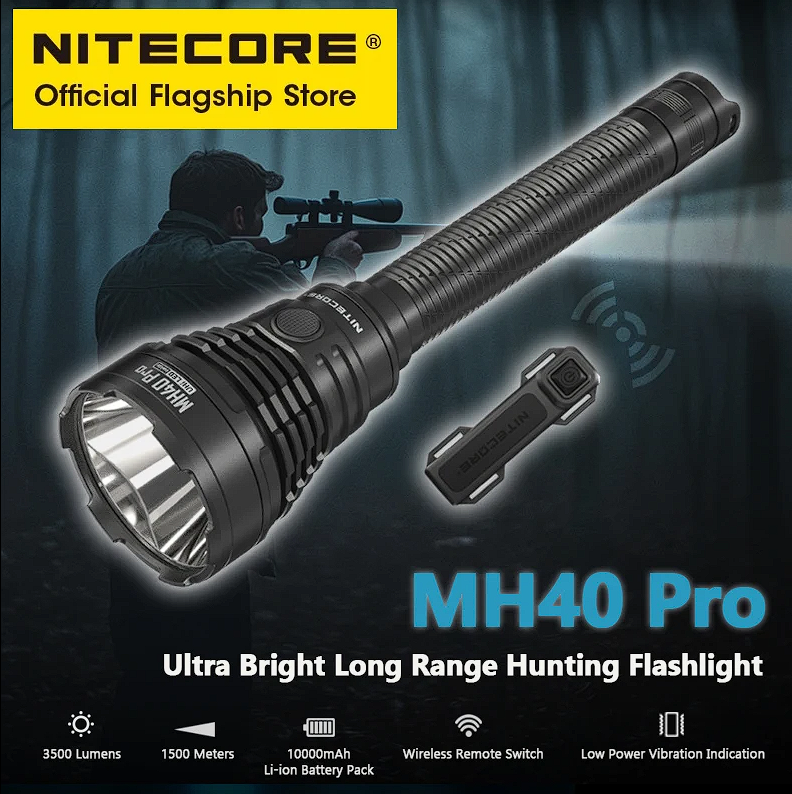 Ручной фонарь NITECORE MH40 PRO — изображение 2