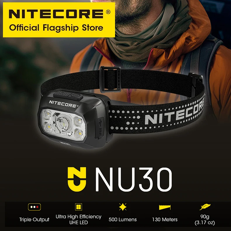 Налобный фонарь NITECORE NU30 — изображение 2