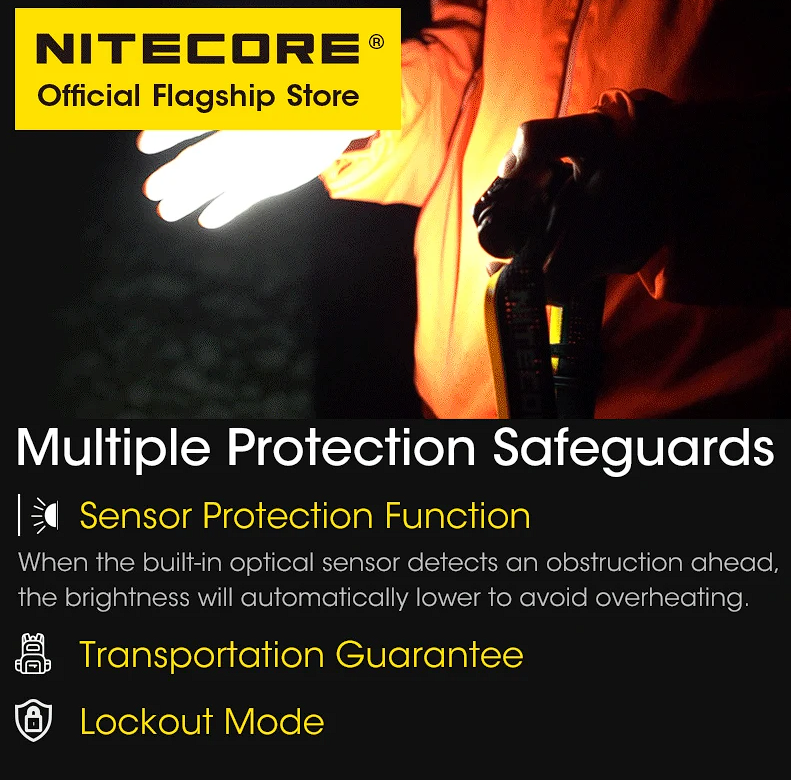 Налобный фонарь NITECORE NU43 — изображение 2