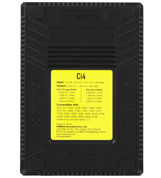 Зарядное устройство NITECORE Ci4 — изображение 4