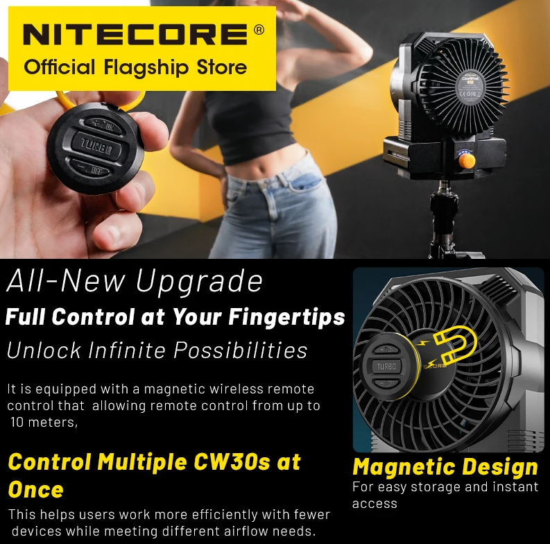 Вентилятор NITECORE CW30 — изображение 3