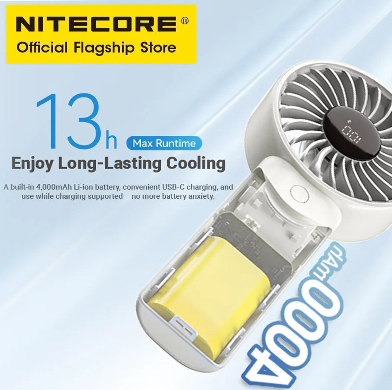 Вентилятор NITECORE NEF03 Pro — изображение 3